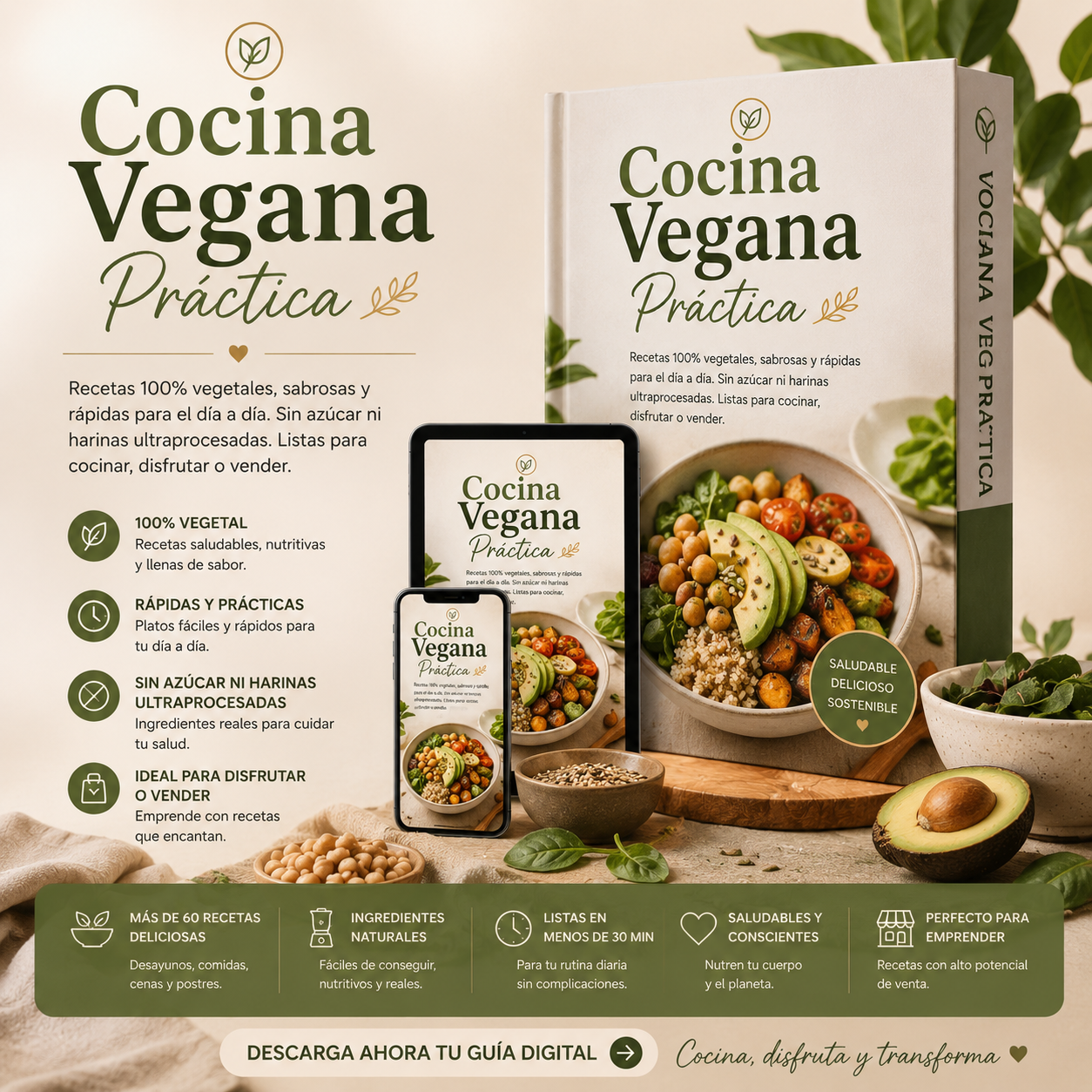 Cocina Vegana Práctica