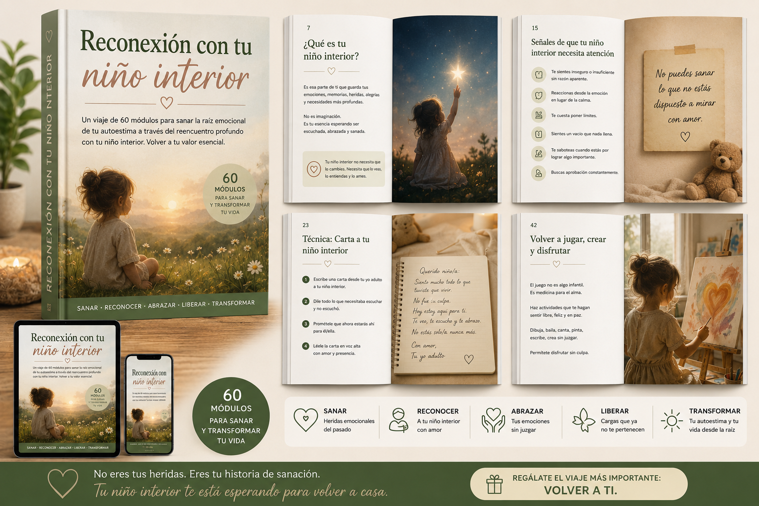 Reconexión con tu niño interior + Reconstrucción del yo